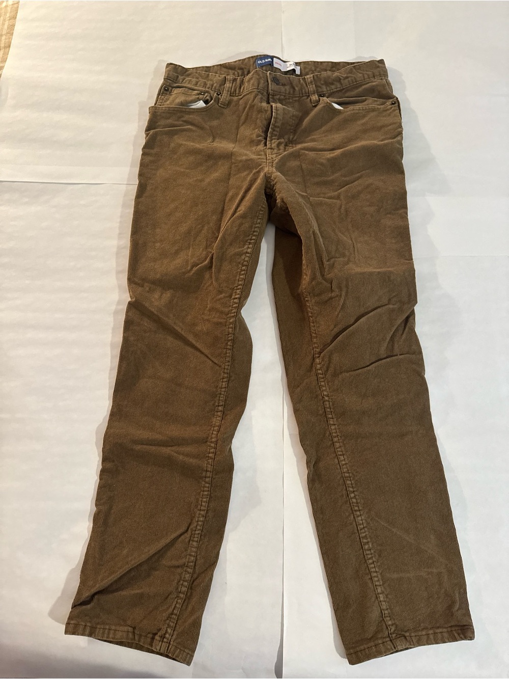 Old Navy Men's Corduroy Slim Straight Pants in Brown